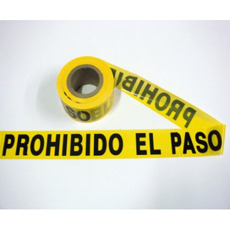 CINTA DE PROHIBIDO EL PASO