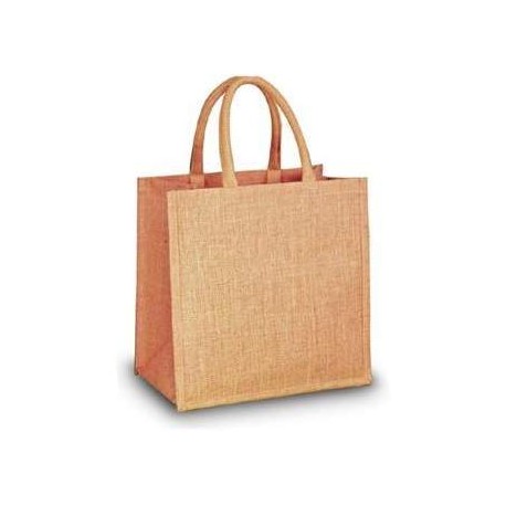 BOLSA DE YUTE MEDIANA CON ASAS ACOLCHONADAS 30 X 20 CM